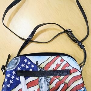 Artistic Expressions By sharif Crossbody Purse, Hand Painted